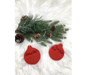 ADVENTSKALENDER 6. Dezember - 16 Anhänger Weihnachtskugeln Doodle